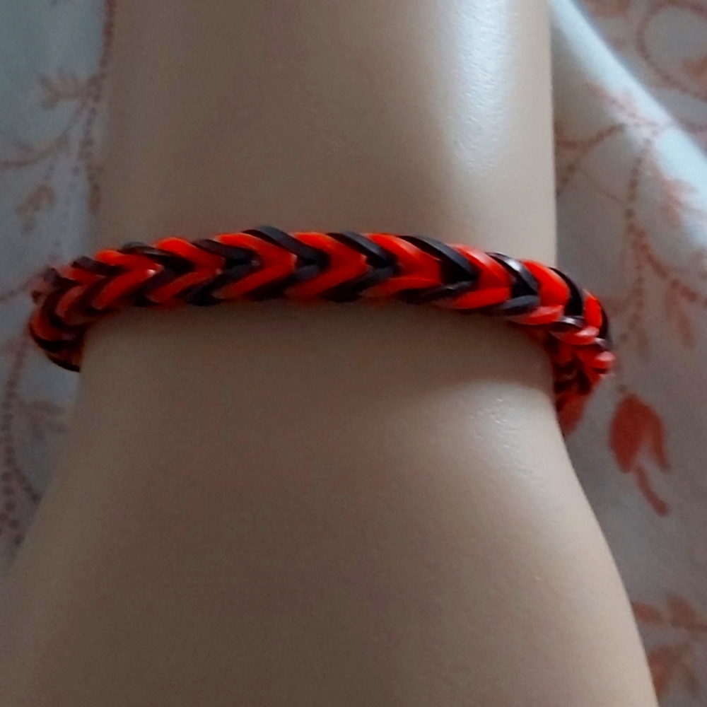 Red and black bracelet